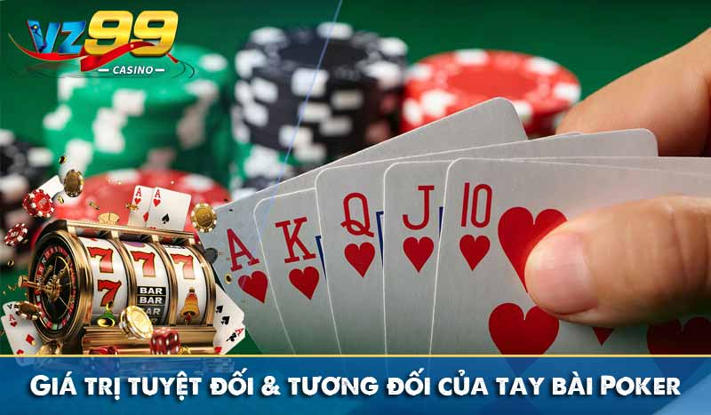 Bảng xếp hạng Tay Bài Poker từ mạnh đến yếu Giá trị tuyệt đối và tương đối của tay bài Poker